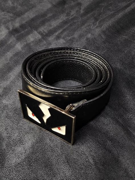 fendi monster belt cheap|fendi belt silver buckle.